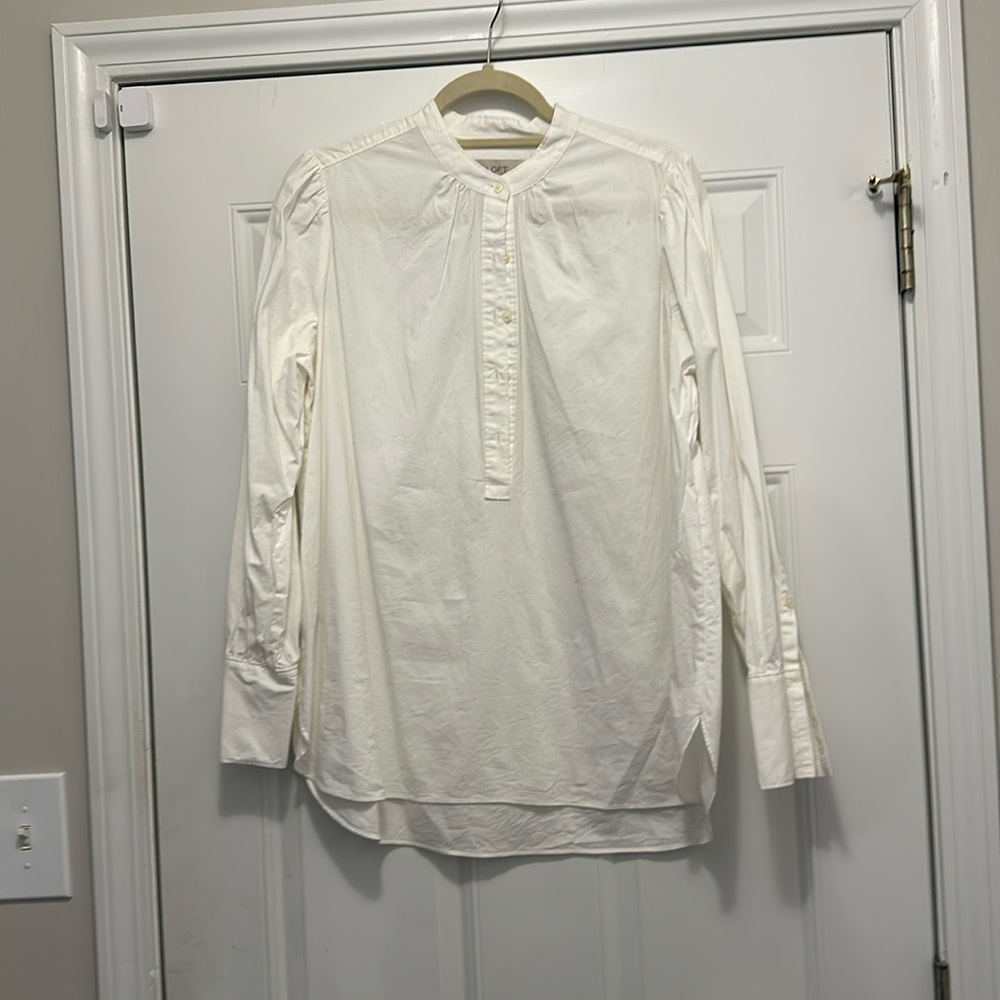 LOFT fancy white shirt